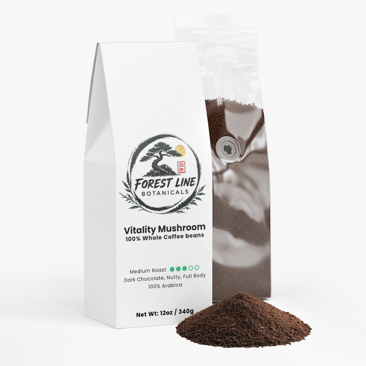 Vitality Mushroom Coffee (Medium Roast)